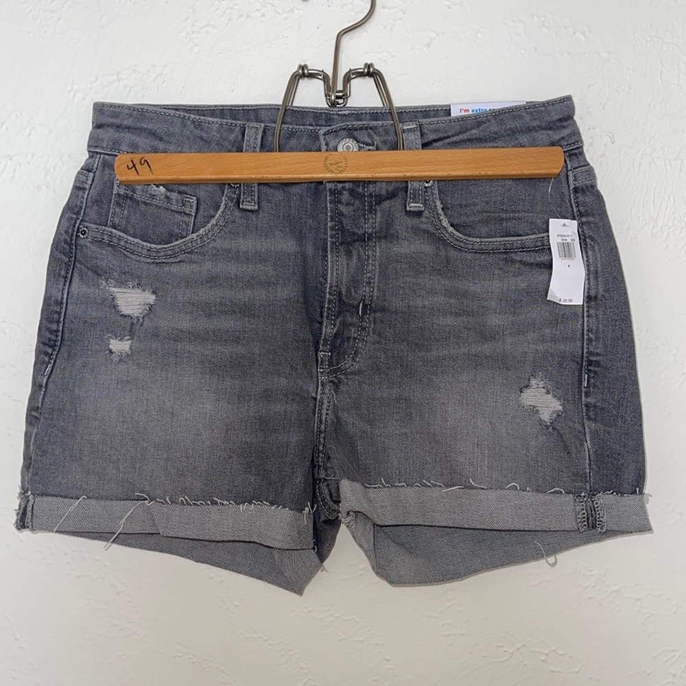 NWT Distressed Grey Shorts